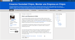Desktop Screenshot of creacionsociedadchipre.com